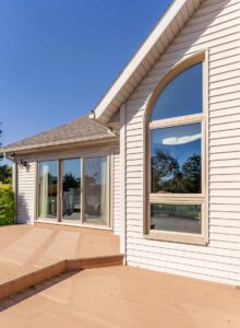 replacement windows on exterior of home